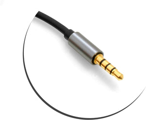 SYSTEM-S adapter cable 3.5mm jack AUX stereo plug (male) to 3.5mm jack AUX stereo plug 200 cm 4-pin (male)