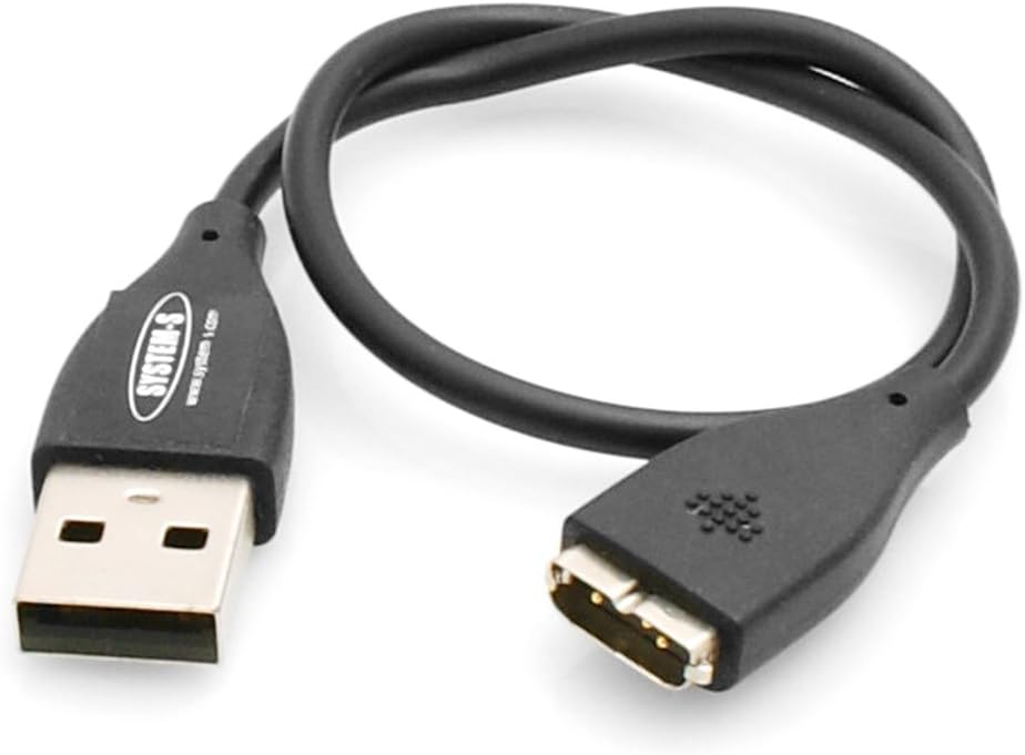 System-S USB charging cable for Fitbit Surge 25 cm