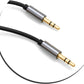 SYSTEM-S adapter cable 3.5mm jack (male) to 3.5mm jack AUX stereo plug 200 cm 3-pin (male)