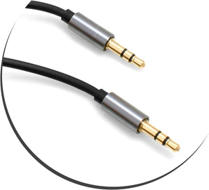 SYSTEM-S Adapterkabel 3.5mm Klinke (male) auf 3.5mm Klinke AUX Stereo Stecker 200 cm 3 Polig (male)