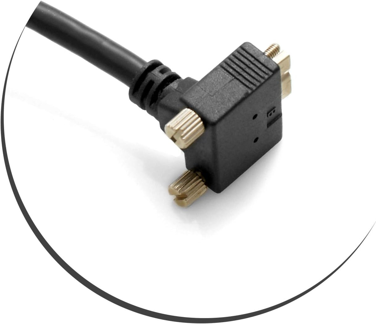 Cavo SYSTEM-S Micro USB 3.0 Angolato Destro A USB Tipo A Angolato - 27 Cm, Nuovo
