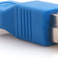 System-S USB 3.0 Adapter Typ B Stecker auf Micro B Stecker in Blau