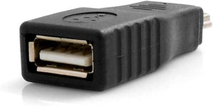 Adattatore SYSTEM-S OTG USB Un cavo host con adattatore da femmina a mini USB maschio in movimento