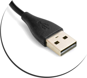 USB cable for Garmin vivoactive 3 Fenix 5 100cm in black