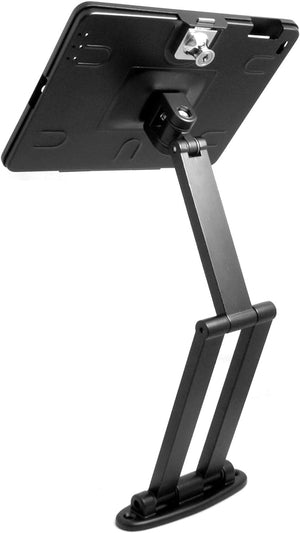 SYSTEM-S anti-theft trade fair POS presentation wall holder swivel arm flexible lockable wall mount for iPad Air