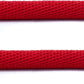 SYSTEM-S USB 2.0 Kabel 100 cm Micro Stecker zu 2.0 A Stecker Winkel geflochten in Rot