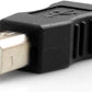 SYSTEM-S USB Typ A Stecker auf USB Typ B Stecker Adapterkabel Adapterstecker Adapter Converter