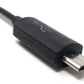 Câble adaptateur hôte System-S OTG micro USB vers micro USB pour smartphone