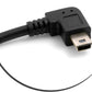 SYSTEM-S Mini USB Winkel Kabel auf Micro USB Buchse, 27 cm