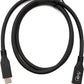 Cable SYSTEM-S USB4 80 cm Tipo C macho a macho 40 Gbit/s Adaptador USB 4.0 en negro