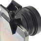 SYSTEM-S Fischaugen und Makro 37 mm Linse mit Clip und Schutztasche für Smartphone