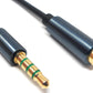 System-S adapter cable 3.5mm jack 3-pin (male) to 3.5mm jack Aux stereo socket 200 cm cable