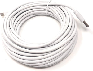 Câble de chargement Micro USB de 10 m de long en blanc