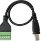 System-S USB 2.0 Kabel 30cm Typ B Stecker zu 5 polig Leiterplattenstecker Adapter Schwarz