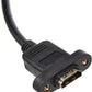 SYSTEM-S HDMI Stecker zu HDMI Eingang Panel Mount Adapter Kabel Verlängerungskabel 35cm