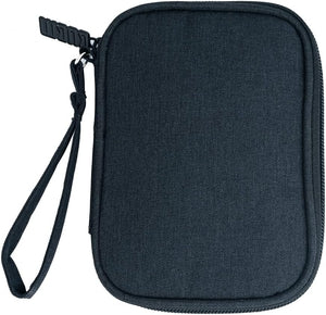 Sac de protection rembourré, étui anti-éclaboussures, noir pour écouteurs Power Bank