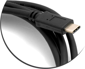 SYSTEM-S USB Typ C 3.1 (male) zu USB Typ C 3.1 (male) Kabel Datenkabel Ladekabel 200 cm