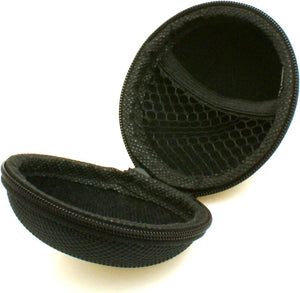 System-S shockproof cable protection zipper case (approx. 4 cm x 7 cm x 7 cm) bag cover for headphones