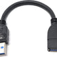 System-S USB 3.0 Typ A (male) auf USB 3.0 Typ A (female) Ladekabel Datenkabel Verlängerungskabel 10 cm