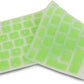 System-S Protector de Teclado de Silicona Funda de Teclado AZERTY Protector de Cubierta de Teclado Francés para MacBook Pro 13 pulgadas 15 pulgadas 17 pulgadas iMac MacBook Air 13 pulgadas en Verde