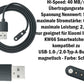 SYSTEM-S USB 2.0 Kabel in Schwarz Ladekabel für Xiaomi IMILAB KW66 Smartwatch