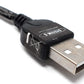System-S Mini USB Kabel 90 Grad Links gewinkelt 140 cm