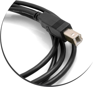 SYSTEM-S Cable de datos Micro USB (hembra) a USB Tipo B (macho) convertidor de cable de carga 150 cm