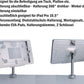 SYSTEM-S Stangen Halterung mit Schloss Befestigung aus Metall in Grau für iPad Pro 10,5"