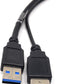 System-S Y Kabel USB Typ A 3.0 Buchse zu 1 x USB Typ A 3.0 und 1x USB A Typ 2.0