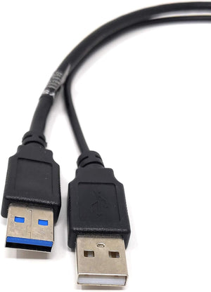System-S Y cable USB Type A 3.0 socket to 1 x USB Type A 3.0 and 1x USB A Type 2.0