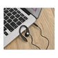 SYSTEM-S Mono In Ear Kopfhörer 115 cm AUX Klinke 2,5 mm Stecker mit Ohrhaken