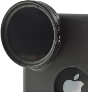 SYSTEM-S Vario filtre gris filtre à densité neutre filtre gris filtre ND ND2-400 objectif 37mm pour iPhone X