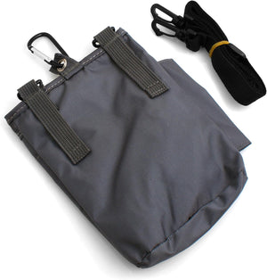 Sac universel System-S, sac à bandoulière, sac banane, sac de protection pour téléphone portable, smartphone avec 3 compartiments, gris