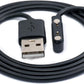 Cable USB 2.0 SYSTEM-S en color negro cable de carga para Smartwatch Huami Amazfit Ares