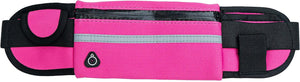 SYSTEM-S Tasche Gürteltasche Bauchtasche mit Flaschenhalter in Pink