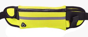 Sac ceinture sac banane avec porte-bouteille en jaune fluo