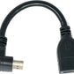 Cavo System-S HDMI maschio angolato verso l'alto a HDMI standard femmina da 15 cm