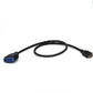 SYSTEM-S USB 3.1 cable 50 cm type E male to 19 pin male motherboard adapter in black