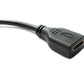 Câble SYSTEM-S HDMI 1.4 mini prise 15 cm vers prise micro adaptateur 4K UHD 30 Hz 2K 60 Hz