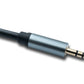 SYSTEM-S Y Audio Kabel 30 cm Stereo TRS 3,5 mm Stecker zu 2x 6.35 mm Klinke TS Stecker Adapter