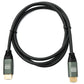 SYSTEM-S HDMI 2.1 Kabel 150 cm 8K Ultra HD Standard Stecker zu Stecker UHD in Schwarz