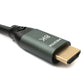 SYSTEM-S HDMI 2.1 cable 2 m 8K Ultra HD standard plug to plug UHD adapter in black