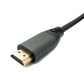 SYSTEM-S HDMI 2.1 cable 2 m 8K Ultra HD standard plug to plug UHD adapter in black