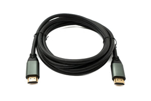 SYSTEM-S HDMI 2.1 Kabel 3 m 8K Ultra HD Standard Stecker zu Stecker UHD Adapter in Schwarz