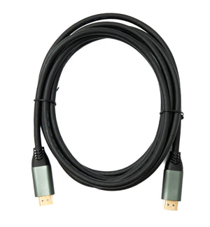 SYSTEM-S HDMI 2.1 cable 3 m 8K Ultra HD standard plug to plug UHD adapter in black