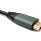Câble HDMI 2.1 SYSTEM-S 50 cm 8K Ultra HD standard fiche vers fiche UHD en noir SY