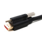 HDMI 2.0 Kabel 5 m Typ A Stecker zu Stecker Adapter anschraubbar (Panel Mount (eine Schraube))