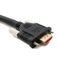 HDMI 2.0 Kabel 10 m Typ A Stecker zu Stecker Adapter anschraubbar in Schwarz
