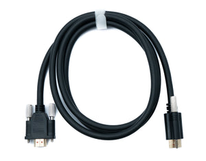 SYSTEM-S HDMI 2.0 cable 150 cm type A screw-on plug to plug 85213170