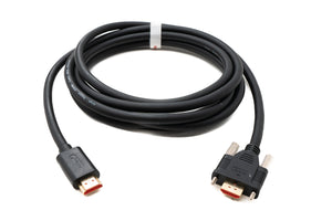 SYSTEM-S HDMI 2.0 Kabel 3 m anschraubbar Typ A Stecker zu Stecker